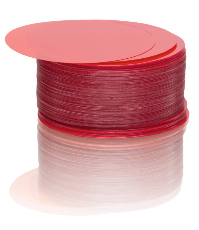 ADAPTA FOILS 0.1 MM RED 200PCS