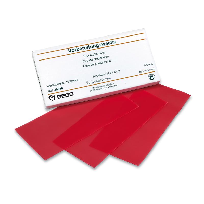 PREPARATION WAX 0.5 MM