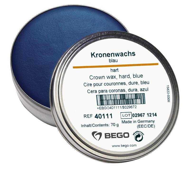 CROWN WAX HARD, BLUE 70 GR