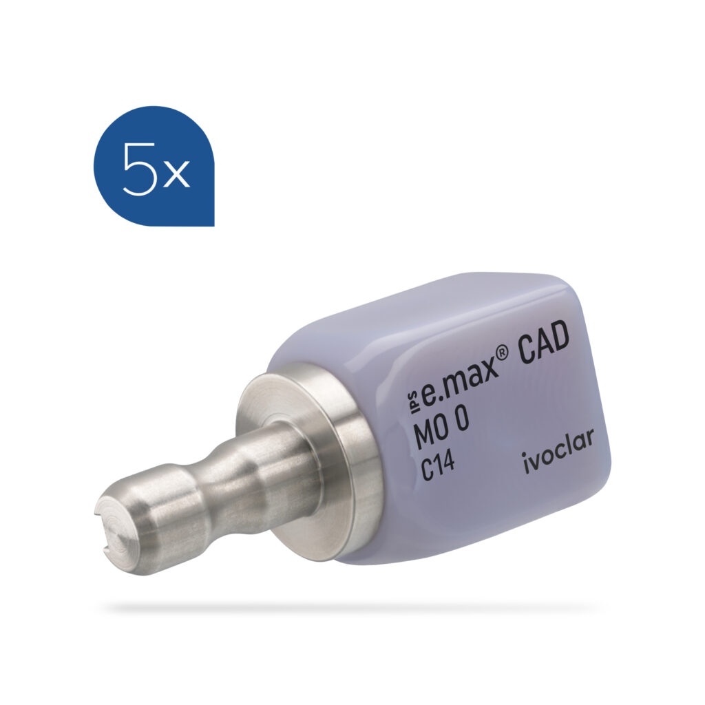IPS e.max CAD for inLab MO 0 C14/5 pcs