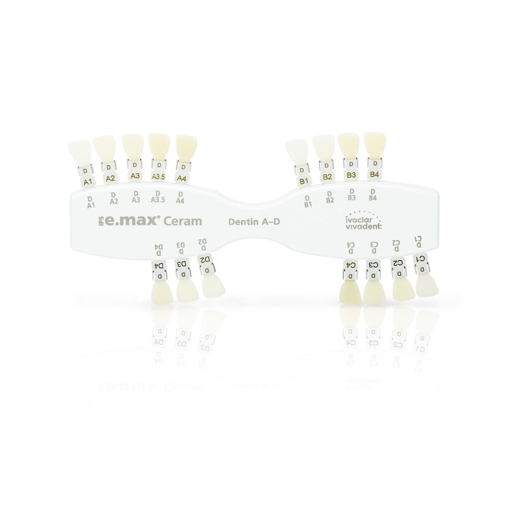 IPS e.max Ceram Shade Guide Dentin A-D