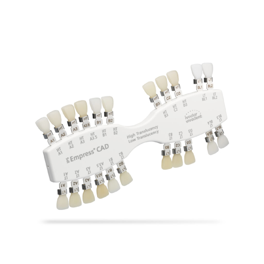 IPS Empress CAD HT/LT Shade Guide A-D/BL