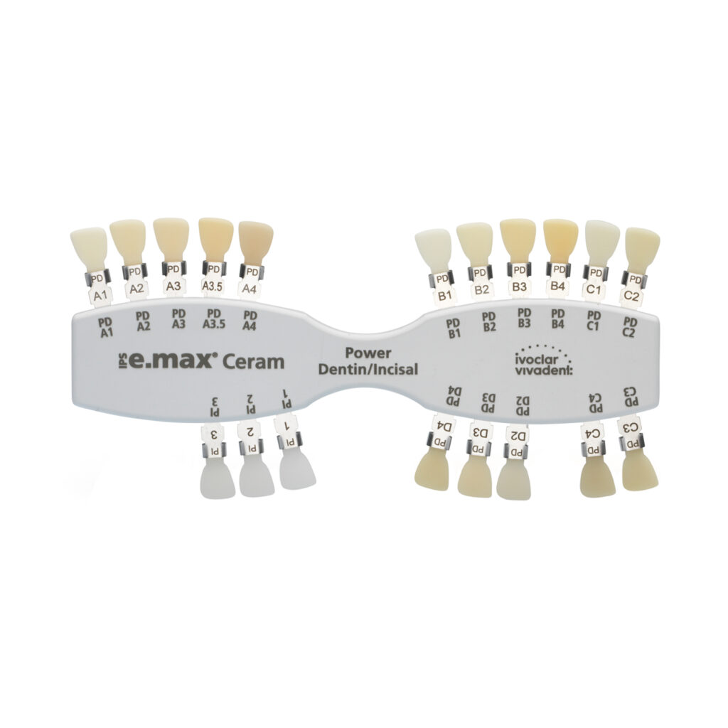 IPS e.max Ceram Pow Dent/Inc Shade Guide