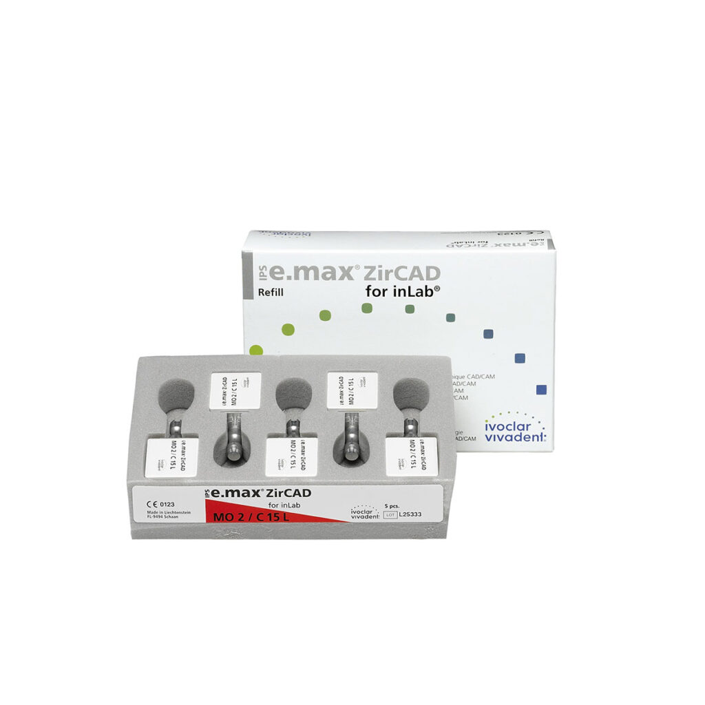 IPS e.max ZirCAD inLab MO 0 C15 L/5